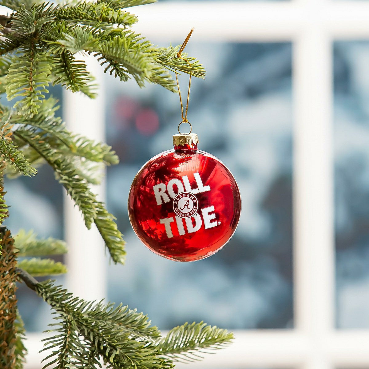 Blown Glass Ornament, University of Alabama - Collegiate Home
