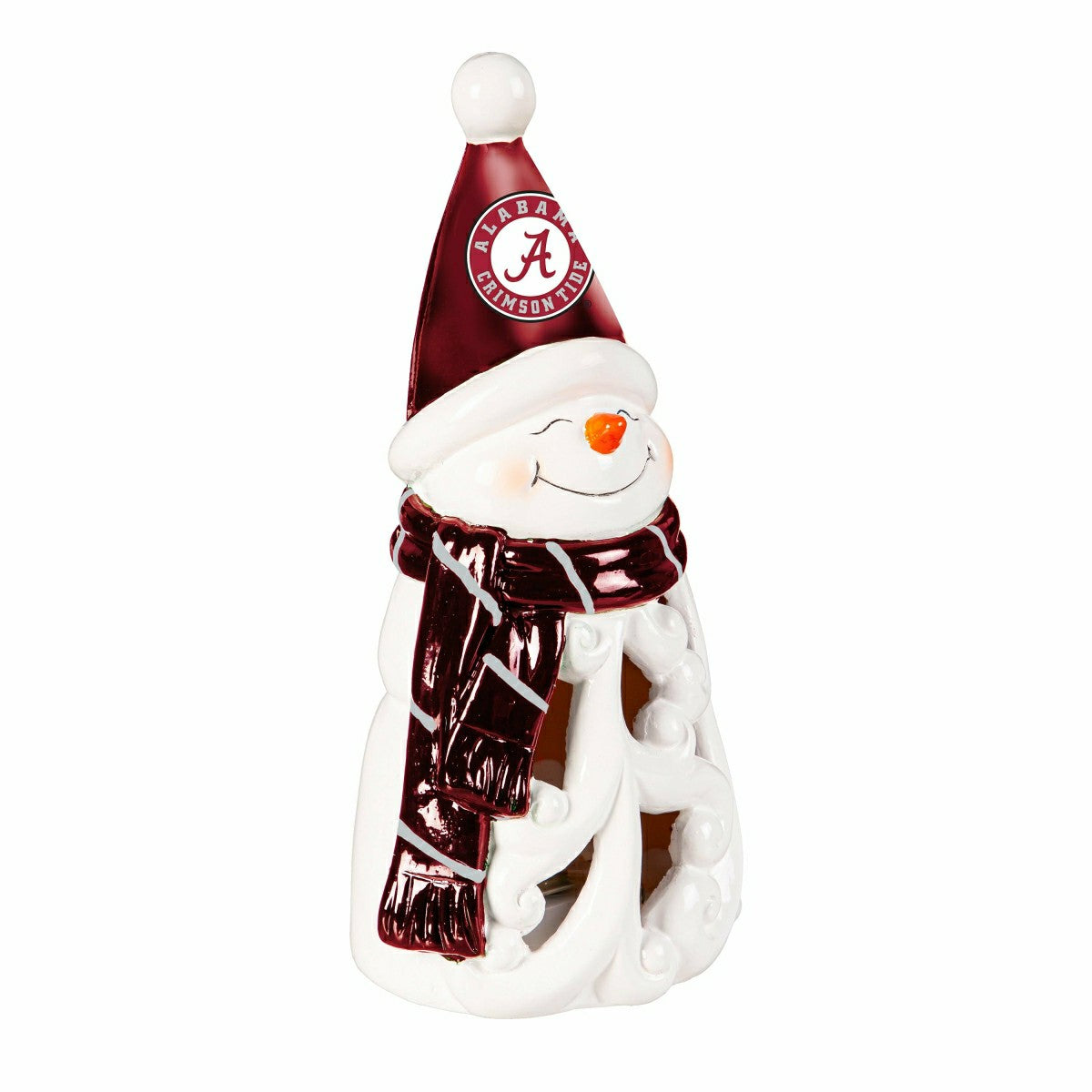 University of Alabama Snowman LED Statuary, 8" - Collegiate Home