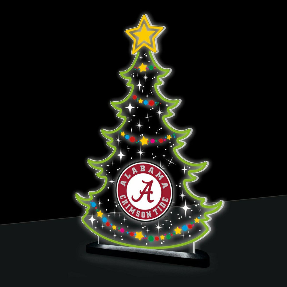 University of Alabama College Holiday Tree Desklite LED Decor - Collegiate Home