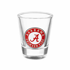 University of Alabama 4-Piece Ceramic and Glass 2oz. Shot Glass Set - Collegiate Home