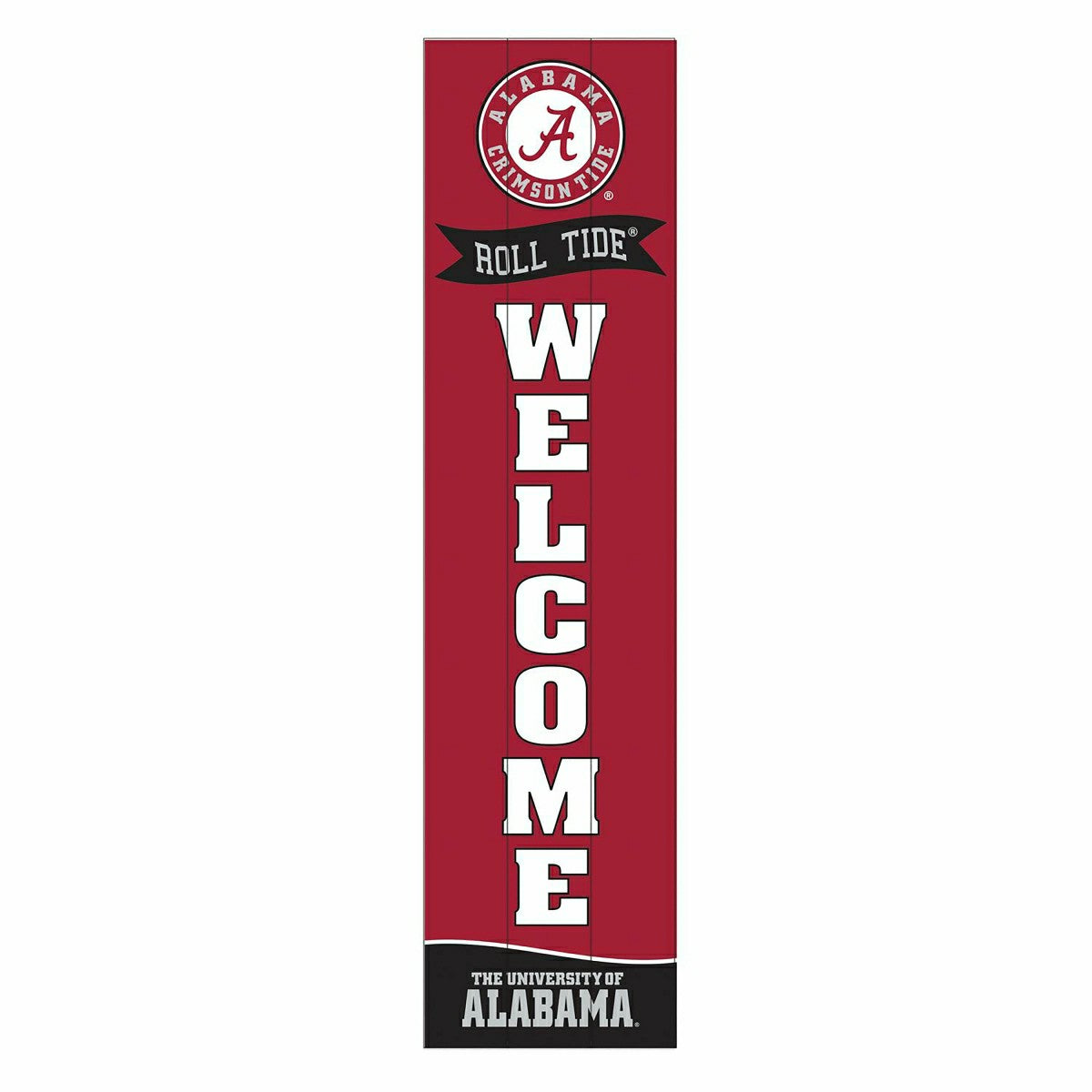 University of Alabama Large Single Sided Leaner, 46" - Collegiate Home