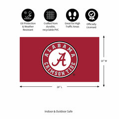 Full Color PVC Mat, 16" x 28", University of Alabama - Collegiate