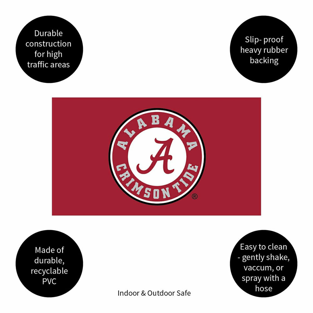 Full Color PVC Mat, 16" x 28", University of Alabama - Collegiate