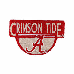 NCAA Team Shaped Coir Door Mat, Alabama Crimson Tide - Collegiate