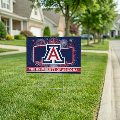 University of Arizona Yard Sign, Patriotic - Collegiate Home