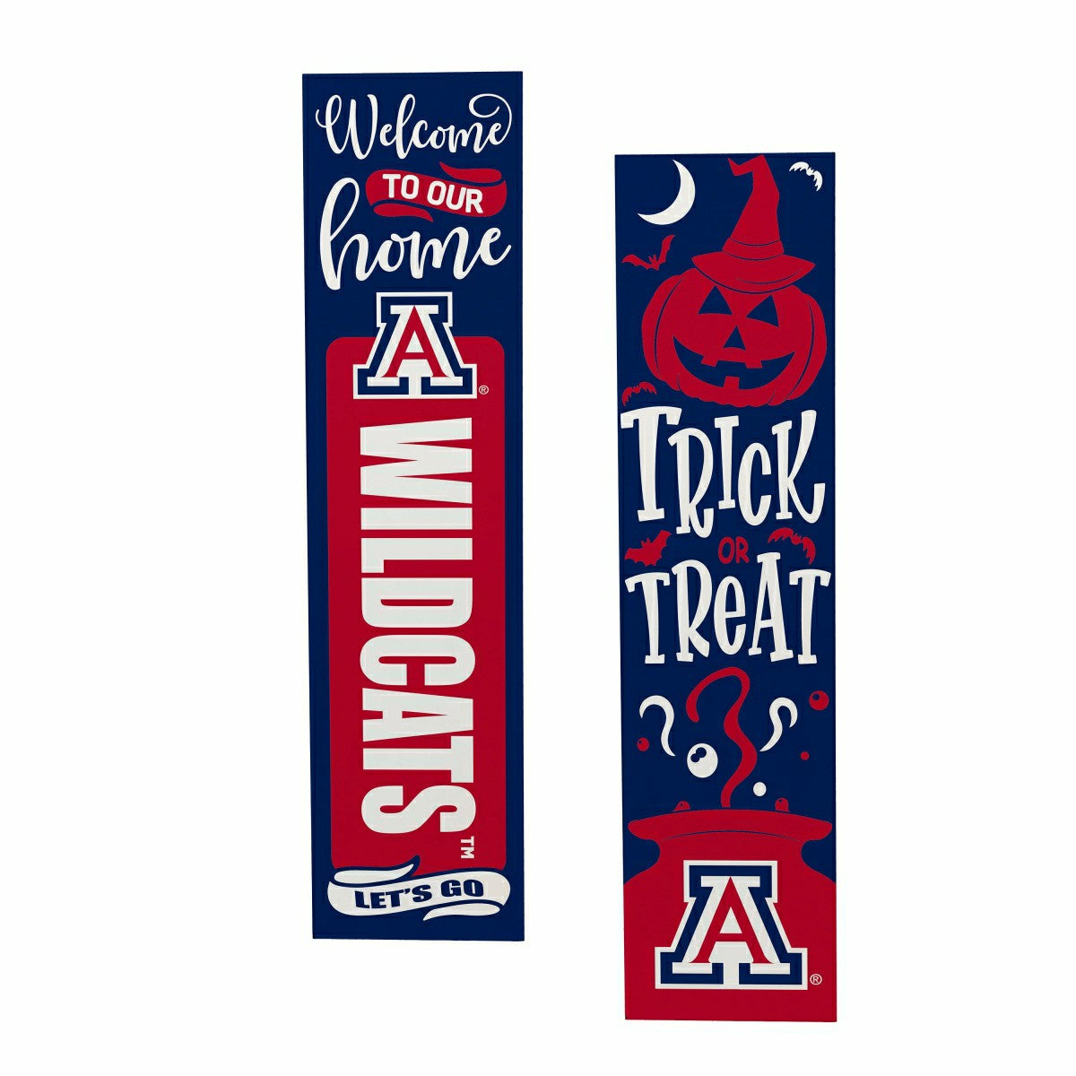 University of Arizona 47" Double Sided Leaner, Halloween - Collegiate Home