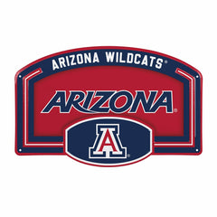 University of Arizona USA Embossed Steel Wall Sign, 11" x 17" - Collegiate Home