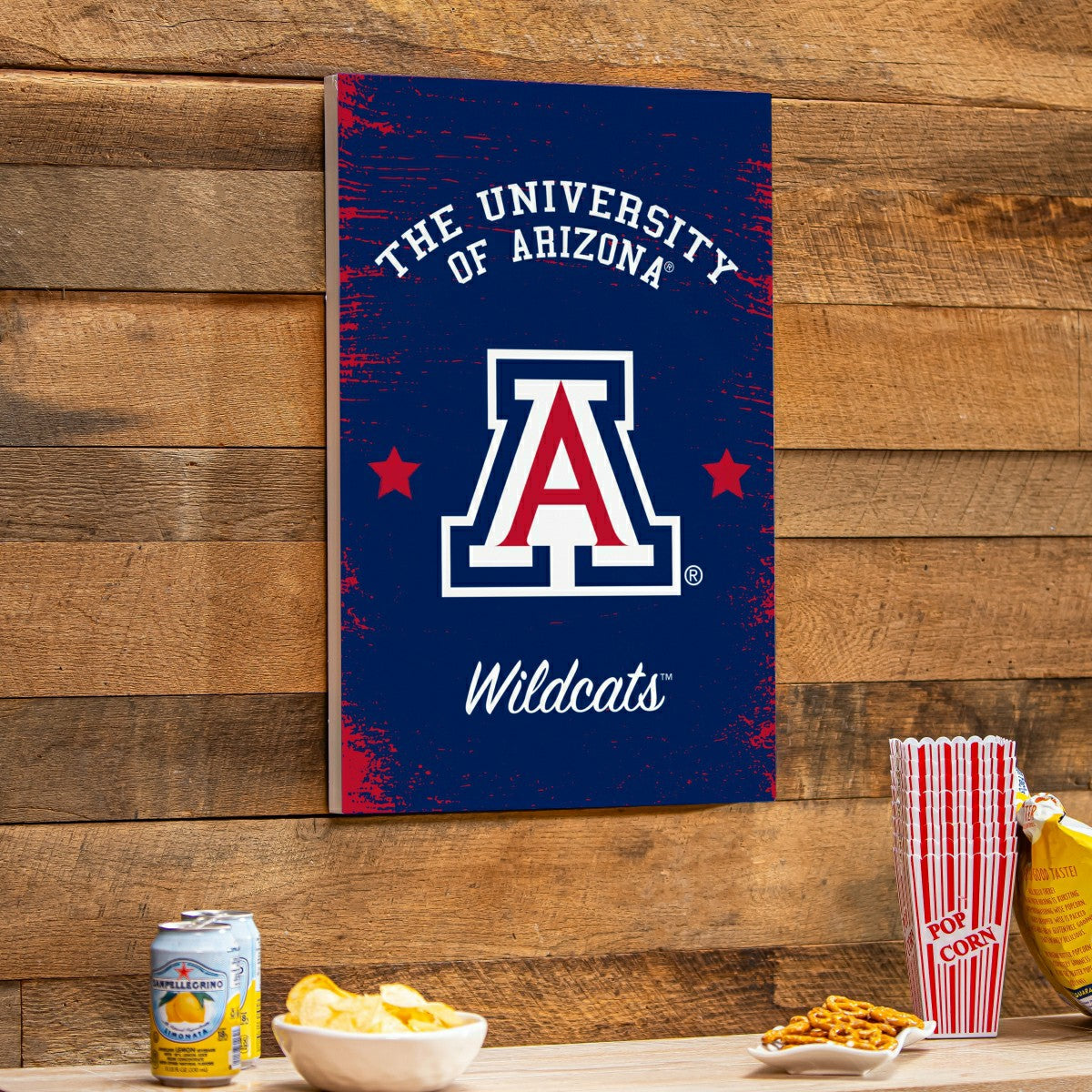 University of Arizona Wood Wall Sign, 16x24 - Collegiate Home