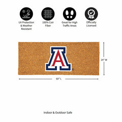 University of Arizona Extra Large Full Color Coir Mat, 60"x24" - Collegiate