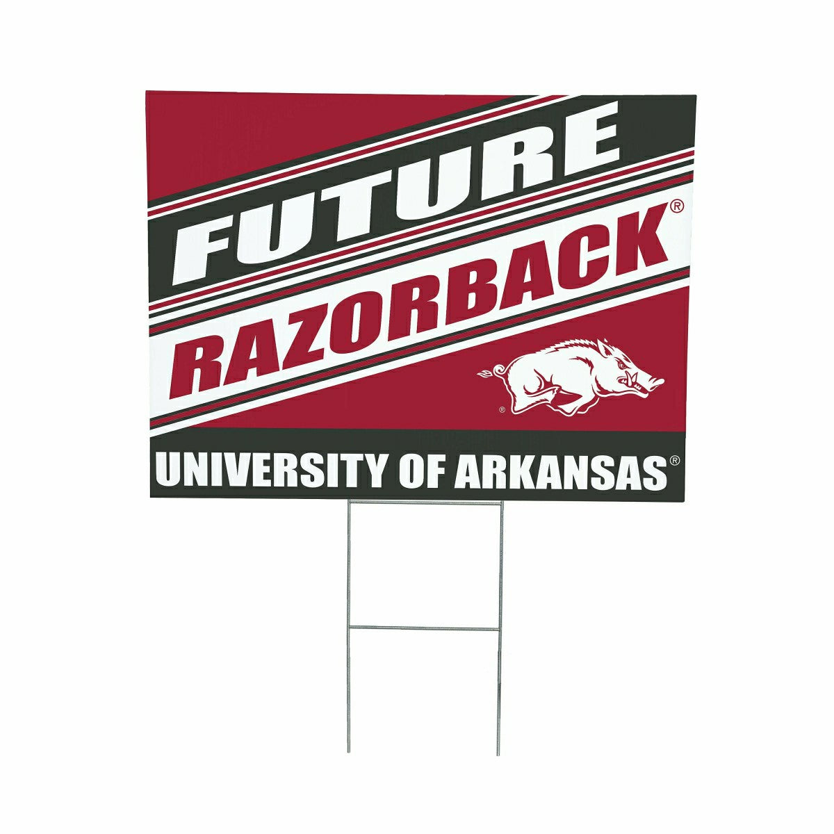 University of Arkansas Coroplast Yard Sign, Future Student - Collegiate Home