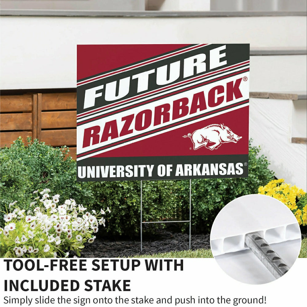 University of Arkansas Coroplast Yard Sign, Future Student - Collegiate Home