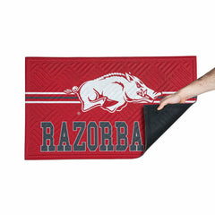 Embossed Mat, Cross Hatch, University of Arkansas - Collegiate