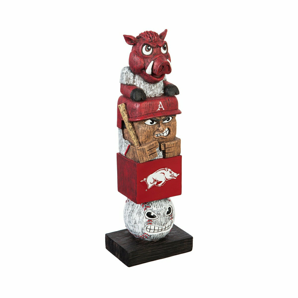 Arkansas Razorbacks Tiki Team Totem Garden Statue - Collegiate Home