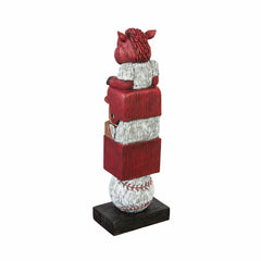 Arkansas Razorbacks Tiki Team Totem Garden Statue - Collegiate Home
