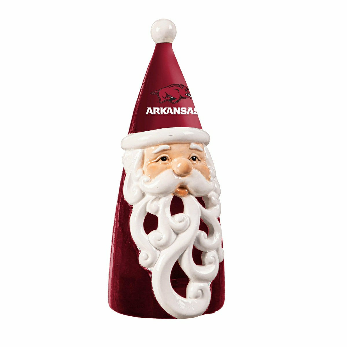 University of Arkansas Santa LED Statuary, 8" - Collegiate Home