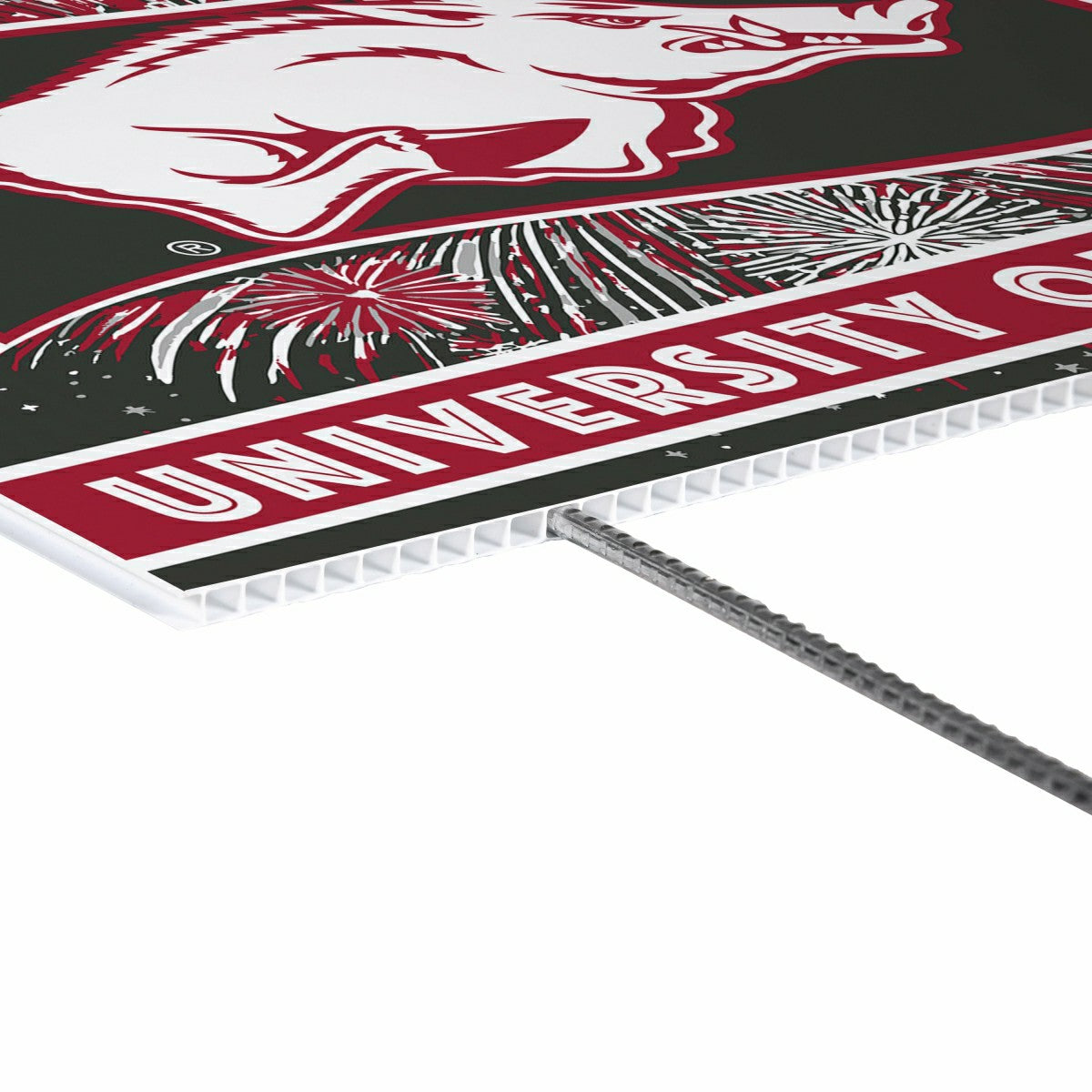 University of Arkansas Yard Sign, Patriotic - Collegiate Home