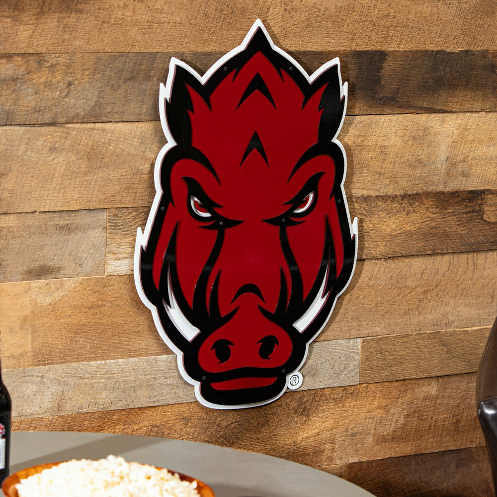 University of Arkansas Premier Metal Wall Art - Collegiate Home