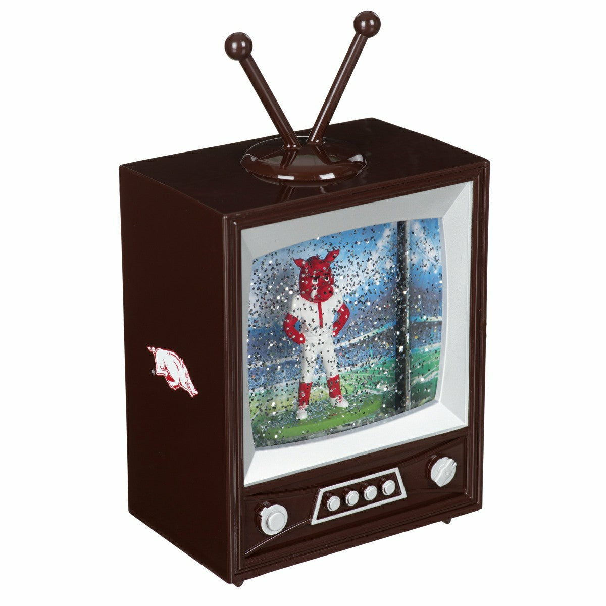 University of Arkansas Vintage TV Water Lantern - Collegiate Home