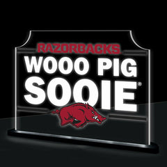 University of Arkansas College Rectangle Desklite LED Decor - Collegiate Home