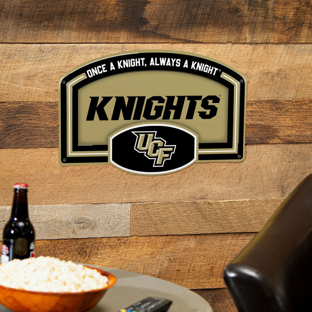 University of Central Florida USA Embossed Steel Wall Sign, 11" x 17" - Collegiate Home