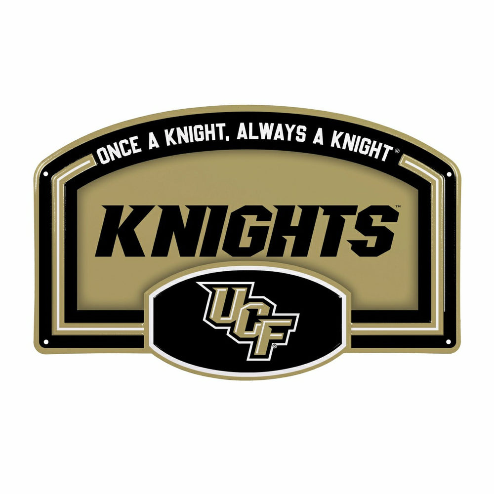 University of Central Florida USA Embossed Steel Wall Sign, 11" x 17" - Collegiate Home