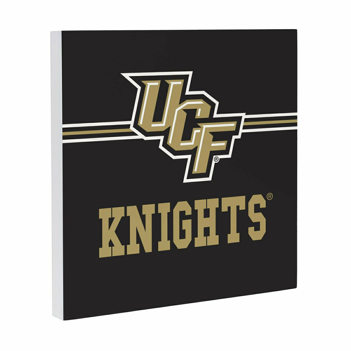 University of Central Florida Wood Wall Sign, 12x12 - Collegiate Home