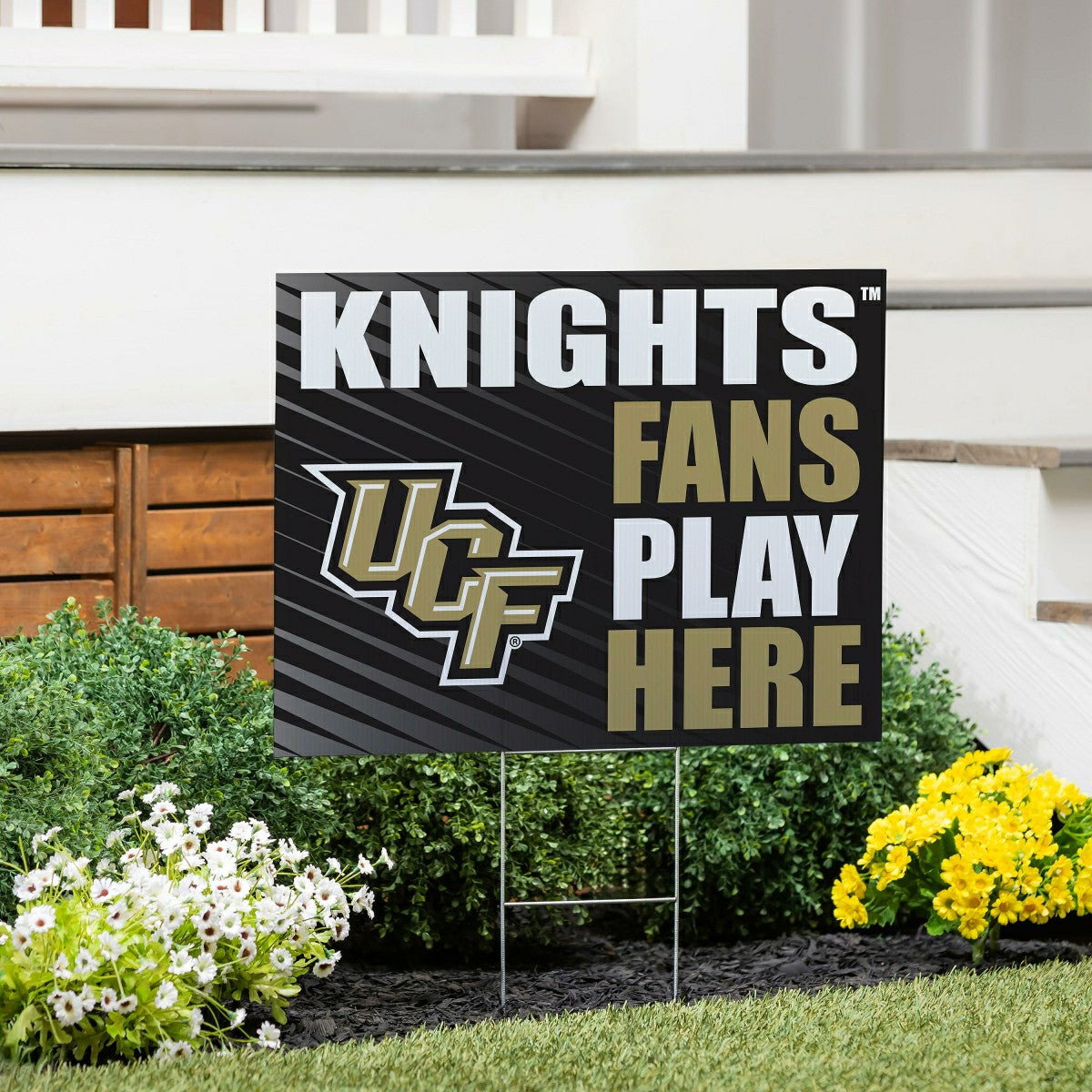 University of Central Florida Coroplast Yard Sign "Fans Play Here" - Collegiate Home