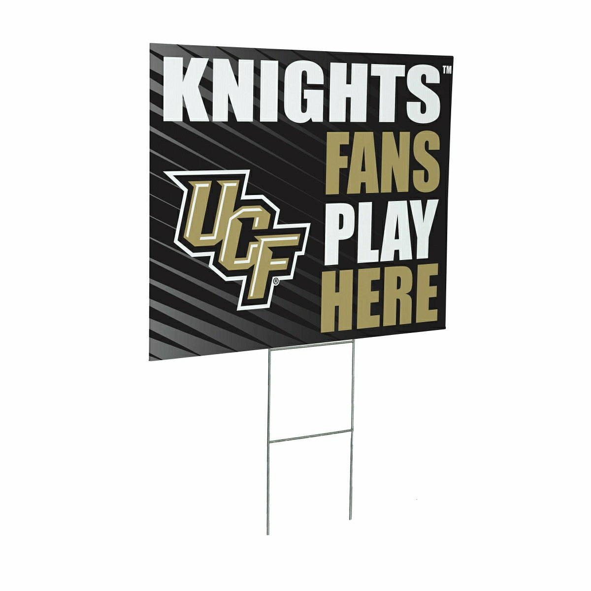 University of Central Florida Coroplast Yard Sign "Fans Play Here" - Collegiate Home
