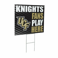 University of Central Florida Coroplast Yard Sign "Fans Play Here" - Collegiate Home