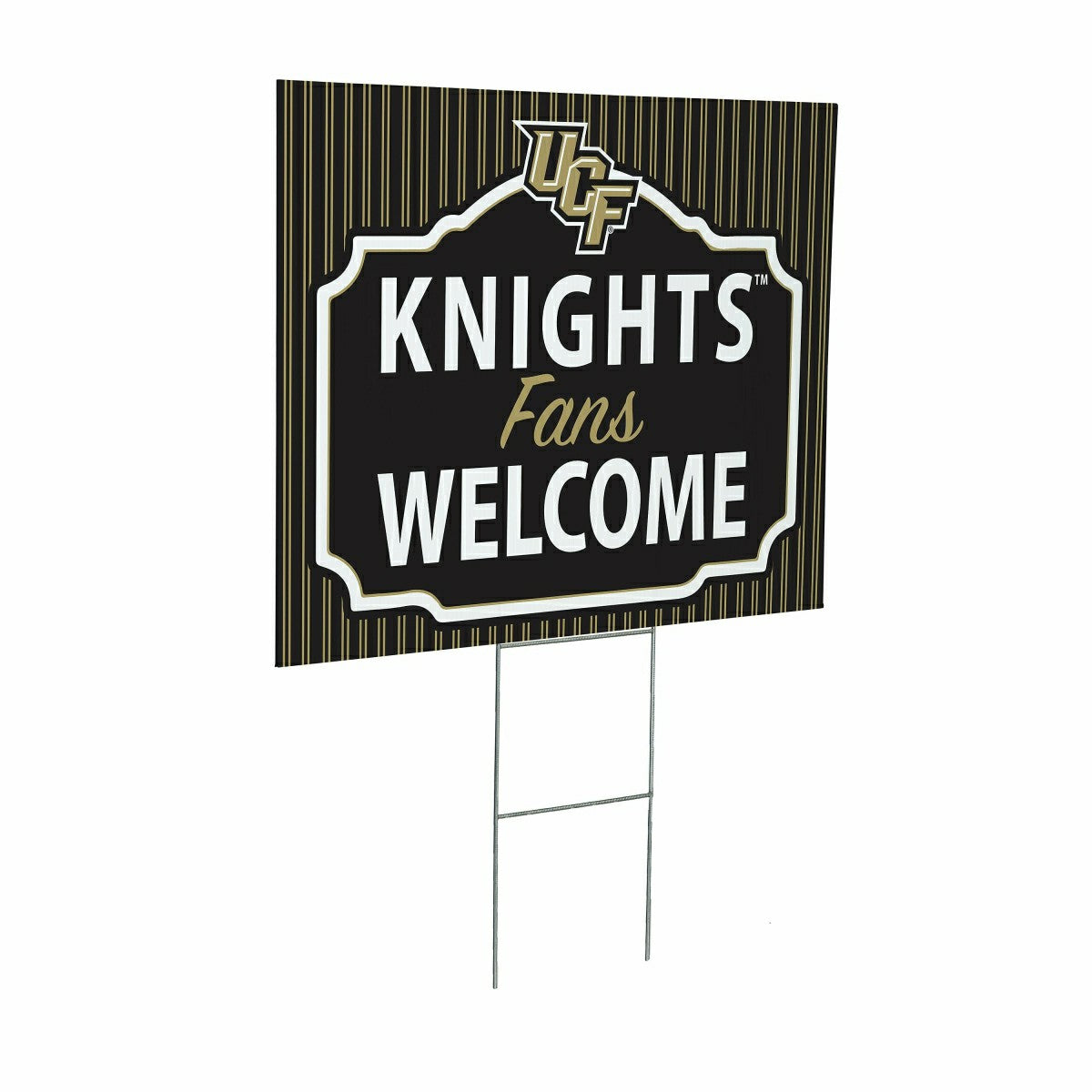 University of Central Florida Coroplast Yard Sign, "Fans Welcome" - Collegiate Home