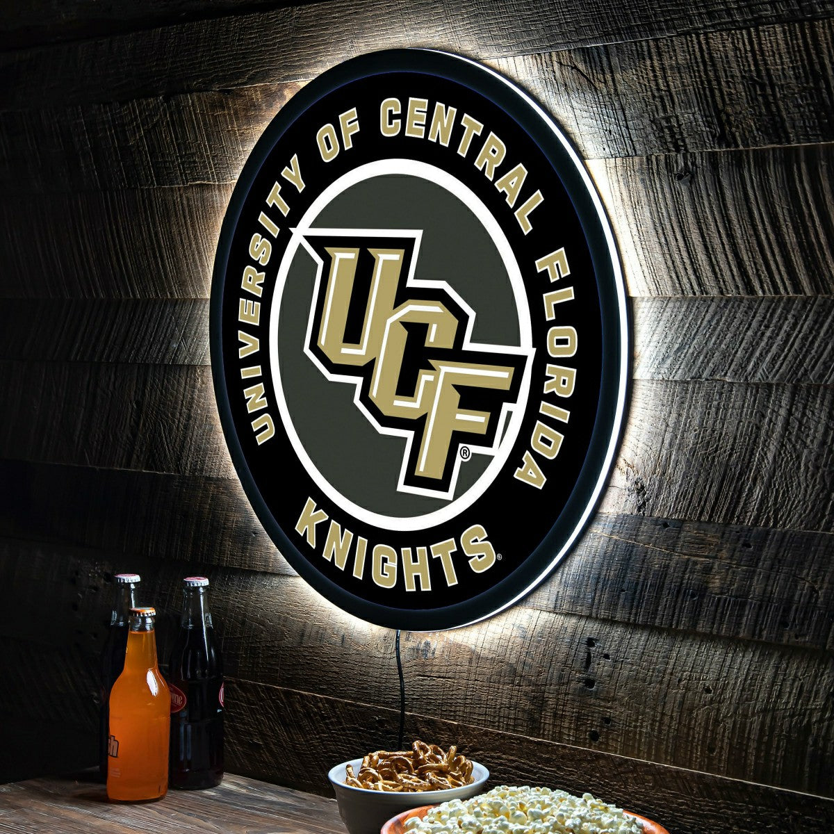 LED Wall Decor, Round, University of Central Florida - Collegiate Home