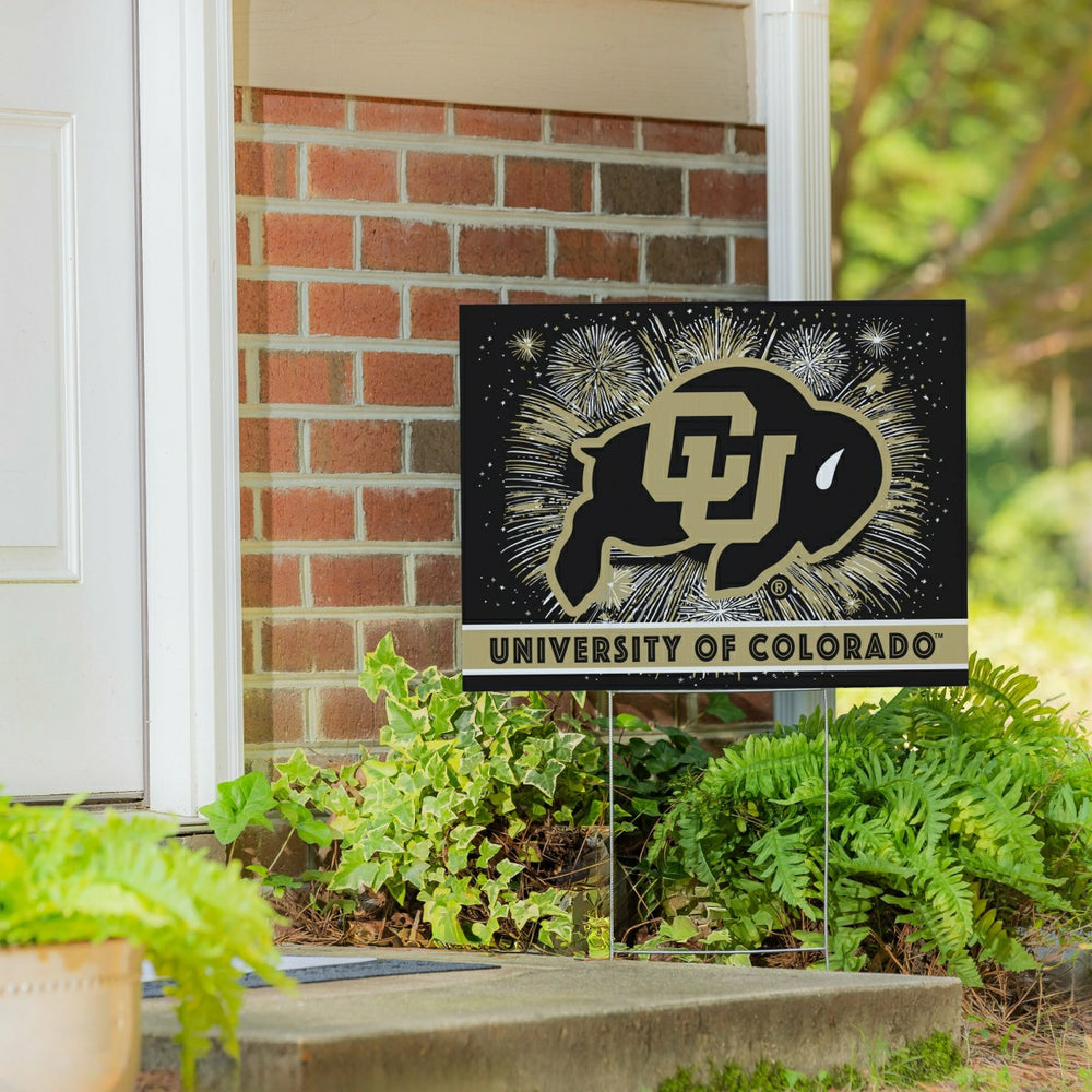 University of Colorado Yard Sign, Patriotic - Collegiate Home