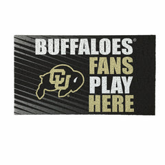 University of Colorado Fan Mat, 28"x16" - Collegiate