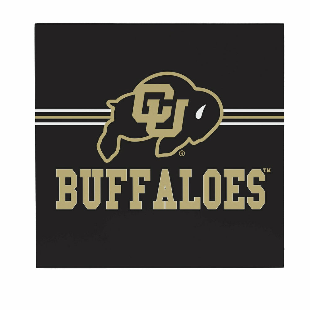 University of Colorado Wood Wall Sign, 12x12 - Collegiate Home
