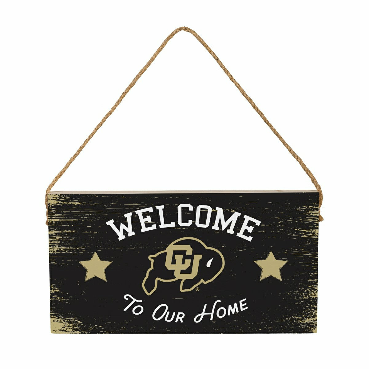 University of Colorado Wood Wall Sign, 6x11 - Collegiate Home