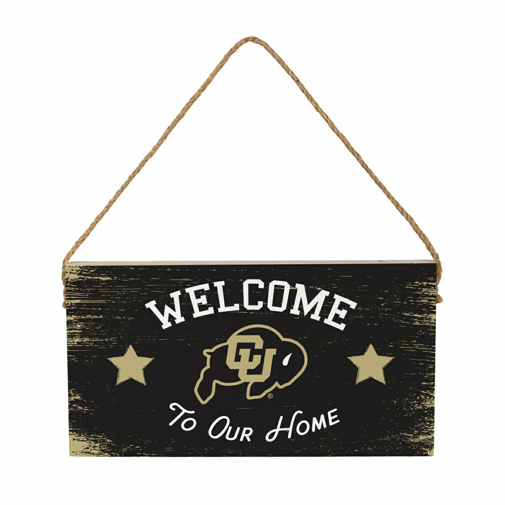 University of Colorado Wood Wall Sign, 6x11 - Collegiate Home