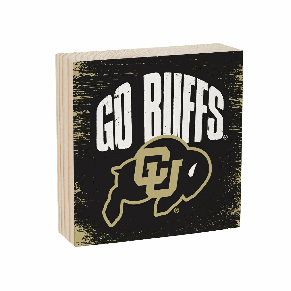 University of Colorado Plock, Down Home Fans, 6x6 - Collegiate Home