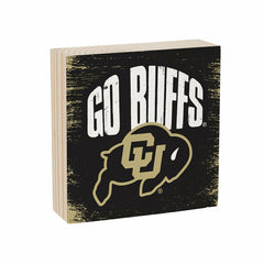 University of Colorado Plock, Down Home Fans, 6x6 - Collegiate Home