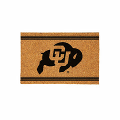 University of Colorado Large One Color Coir Mat, 36"x24" - Collegiate