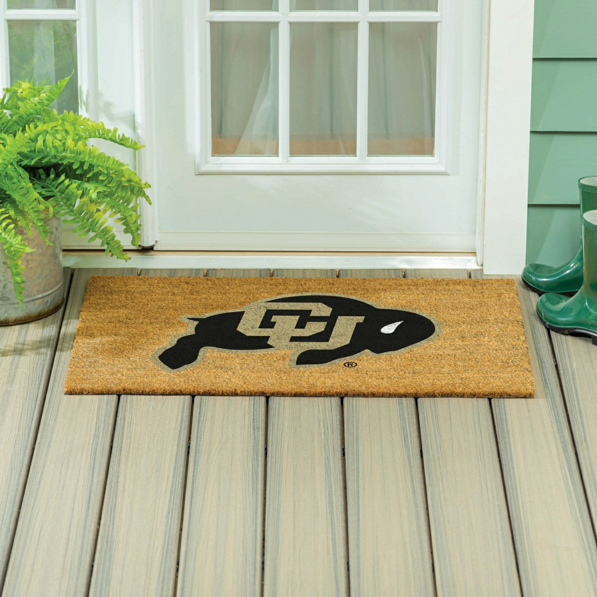 University of Colorado Large Full Color Coir Mat, 36"x24" - Collegiate