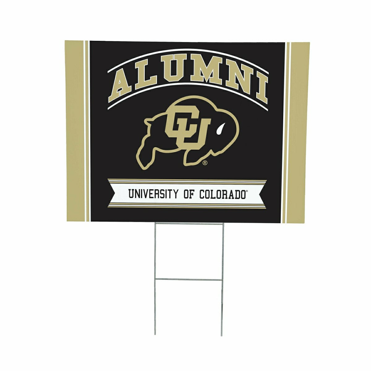 University of Colorado Coroplast Yard Sign Alumni - Collegiate Home