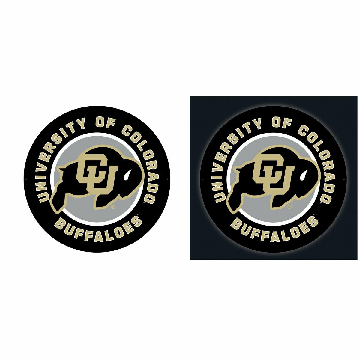 LED Wall Decor, Round, University of Colorado - Collegiate Home