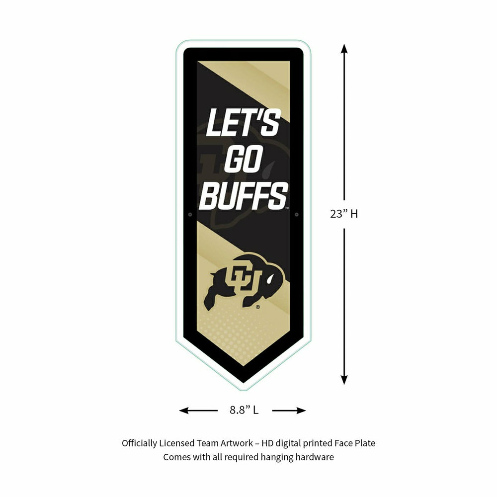 LED Wall Decor, Pennant, University of Colorado - Collegiate Home