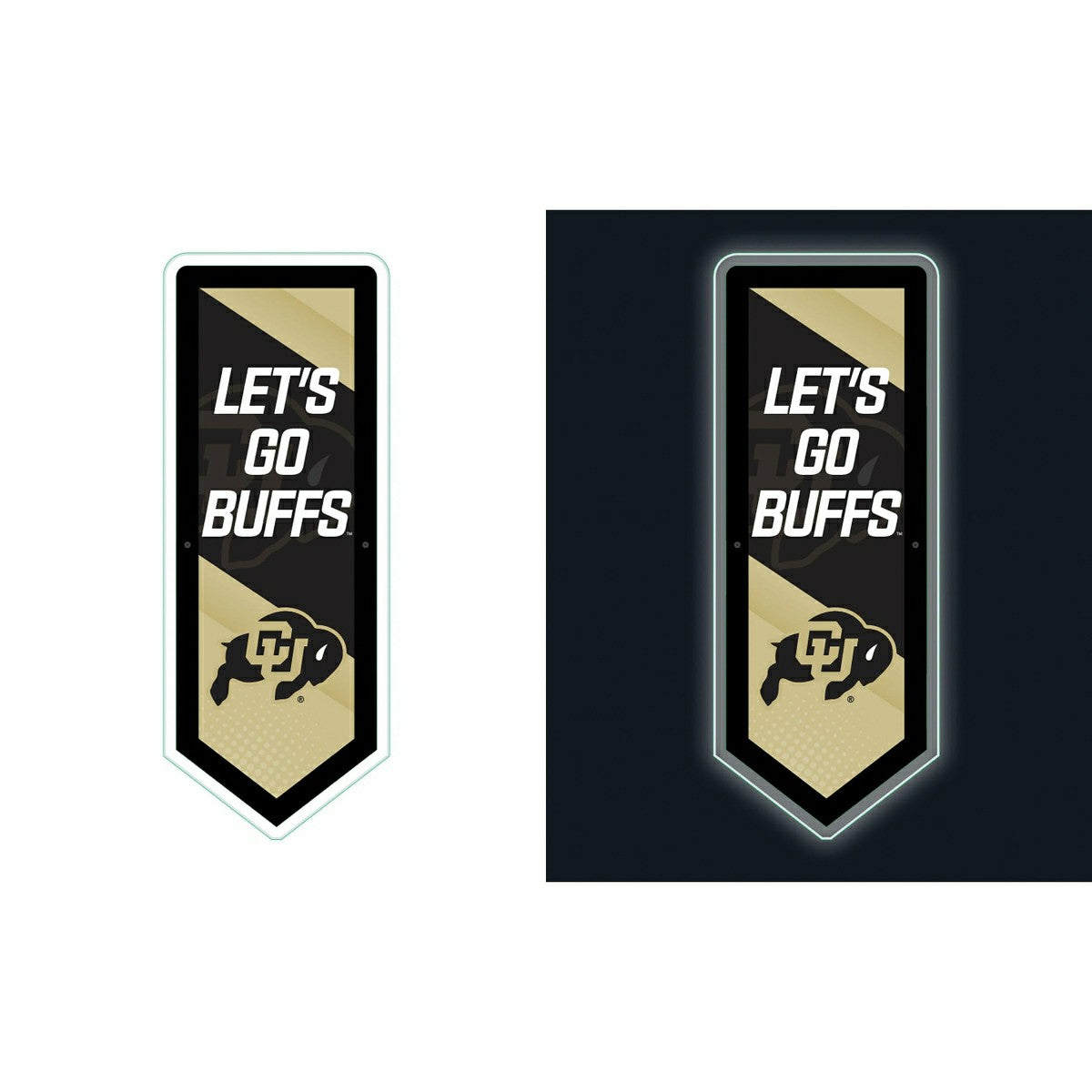 LED Wall Decor, Pennant, University of Colorado - Collegiate Home