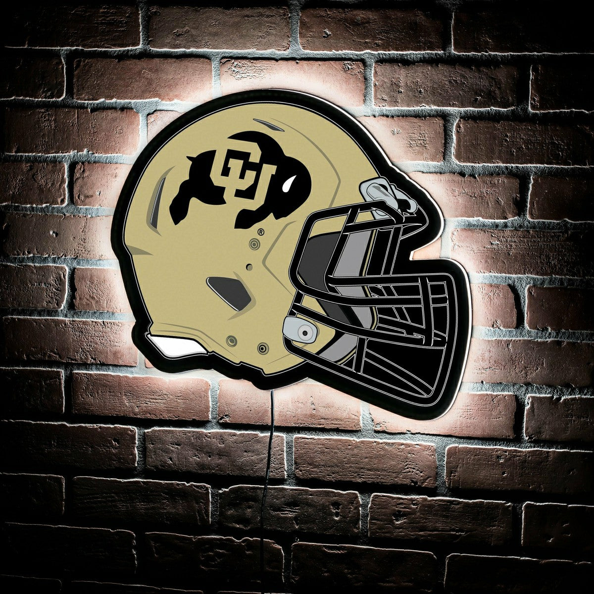LED Wall Decor, Helmet, University of Colorado - Collegiate Home
