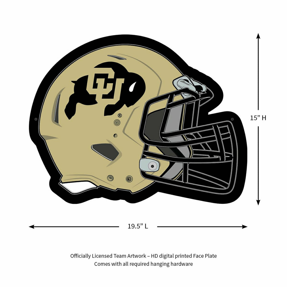LED Wall Decor, Helmet, University of Colorado - Collegiate Home
