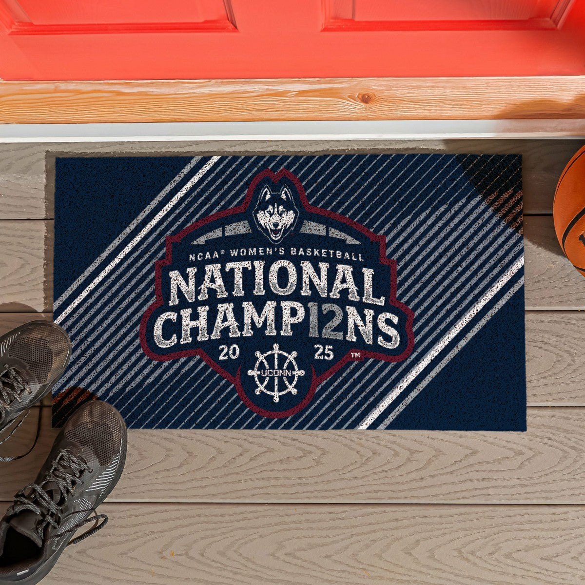 University of Connecticut, Womens NCAA Basketball Champions Turf Mat,  - Collegiate