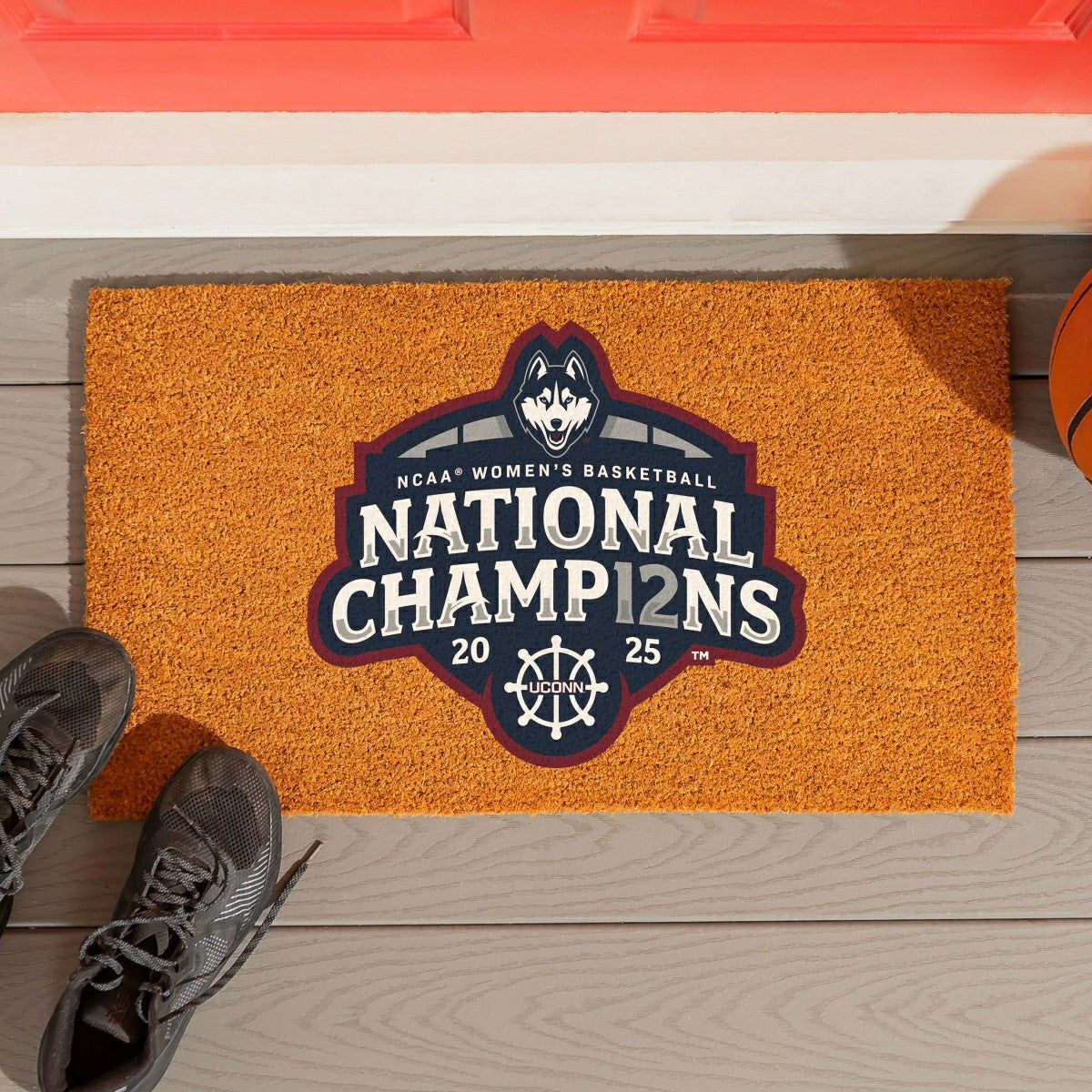 University of Connecticut, Womens NCAA Basketball Champions Coir Mat,  - Collegiate
