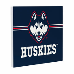 University of Connecticut Wood Wall Sign, 12x12 - Collegiate Home