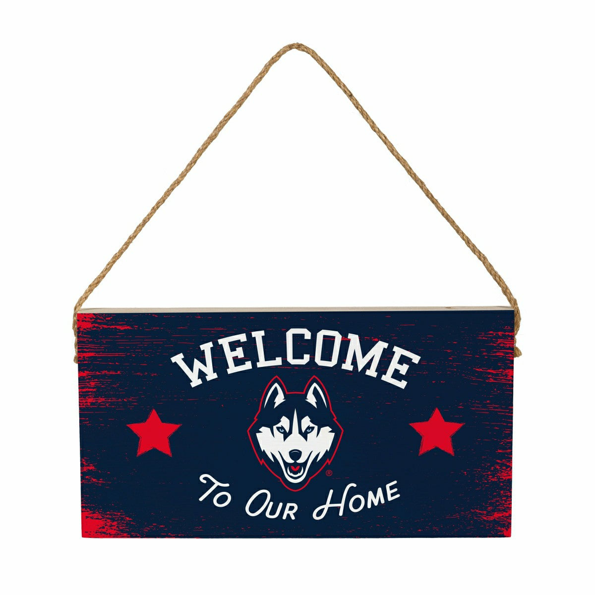 University of Connecticut Wood Wall Sign, 6x11 - Collegiate Home